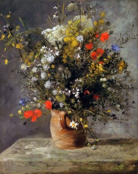  Renoir Deco Art - flowers in a vase 1866 Pierre Auguste Renoir